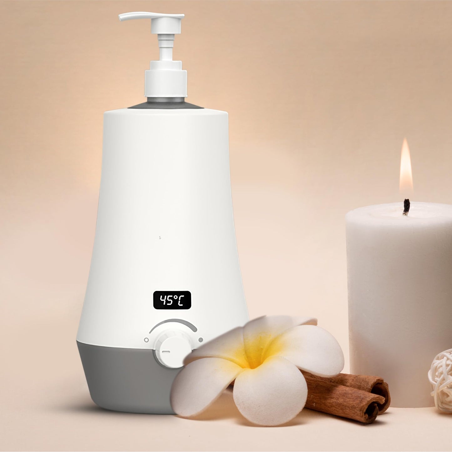 Massage Oil Warmer for Professional Salon Spa Massage, Home Lotion Warmer Plug-in Oil Heater Beauty Salon Treatment (2nd Gen)