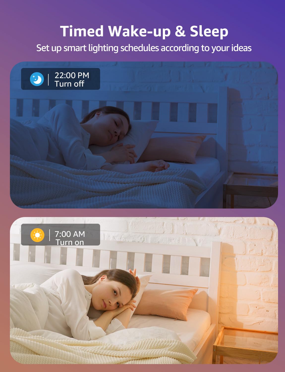 Lepro R2 AI Smart LED Recessed Lighting 6 Inch, RGB+Cool/Warm White APP Control Ceiling Lights, Alexa & Google Compatible, 12W 1050LM Slim Canless Downlight, AI Generated Lighting, 2.4GHz WiFi, 4-Pack