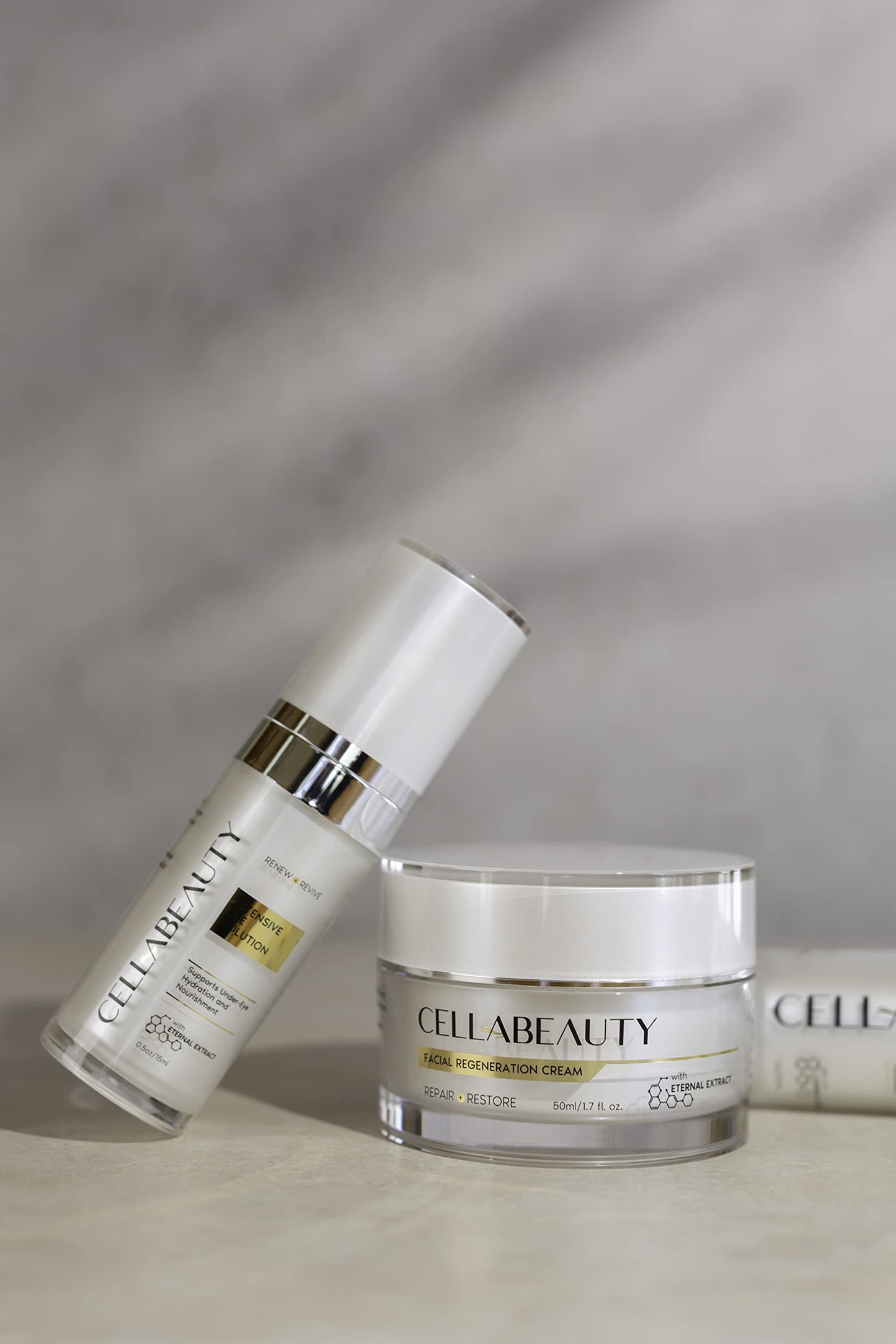 Cella Beauty Facial Regeneration Cream (30ml) Anti Aging and Skin Firming Cream For All Skin Types - Cruelty Free, Plant Based - (1.7oz)