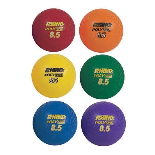 Champion Sports PX85SET Rhino Poly Playground Ball Set, Multicolored, 8.5" Diameter