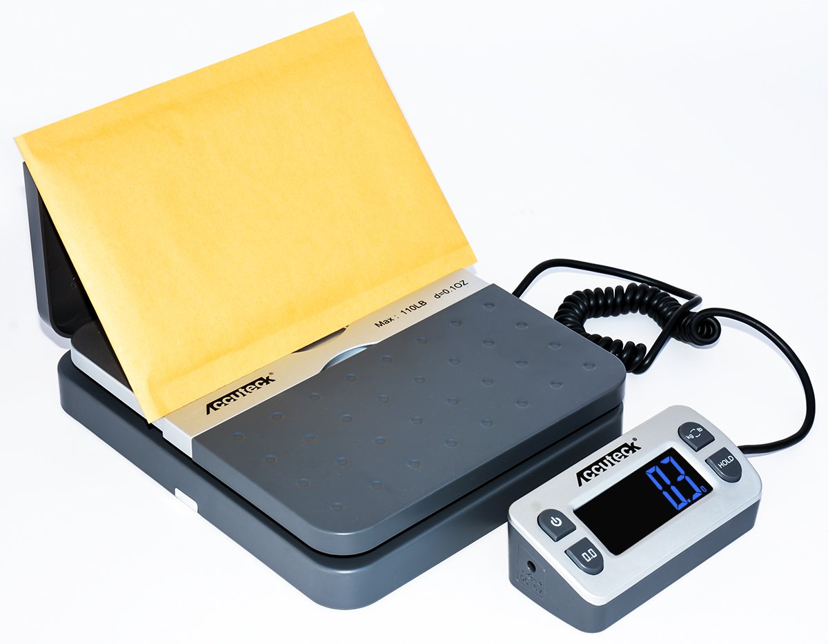 Accuteck ShipPro W-8580 110lbs x 0.1 oz Gray Digital Shipping Postal Scale
