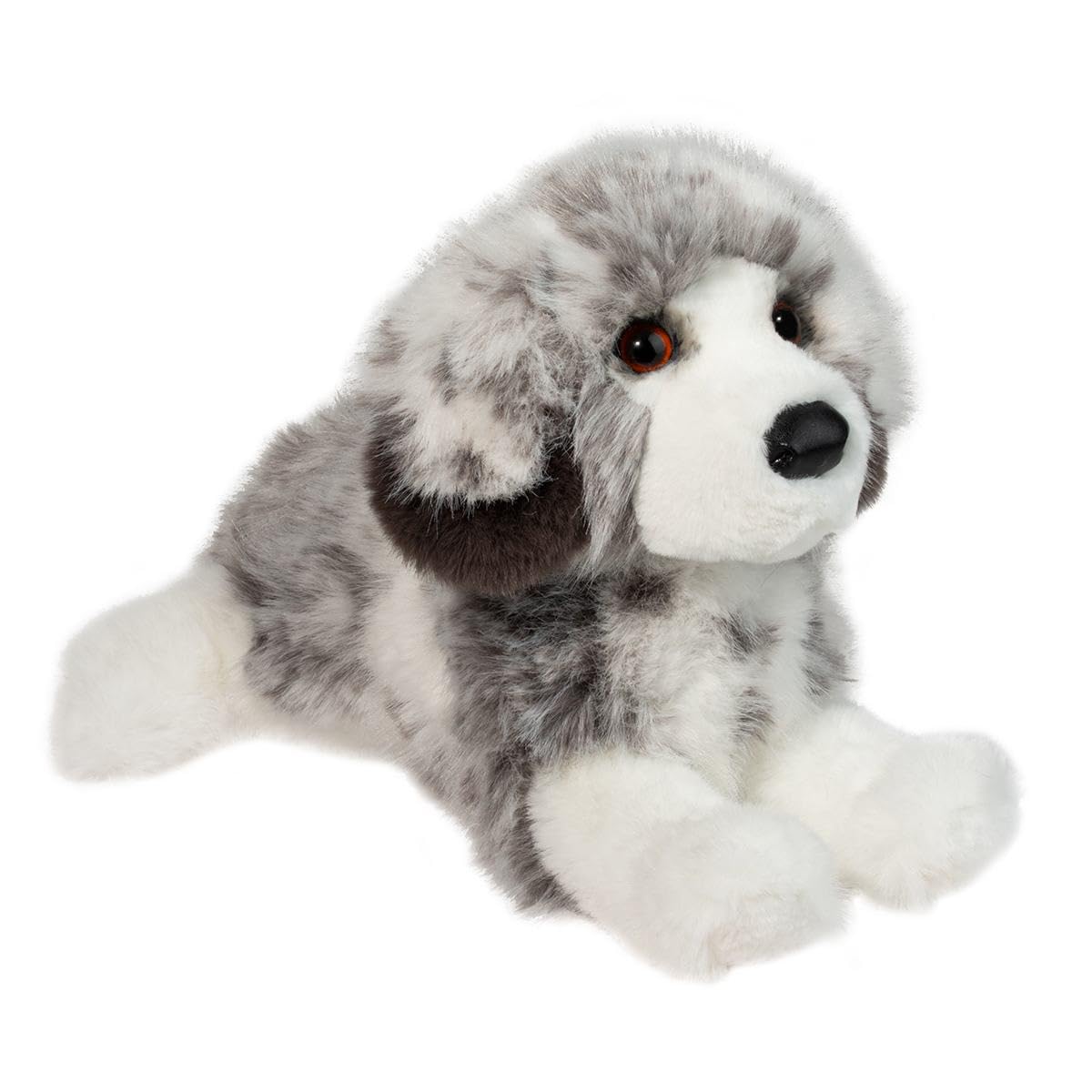 Douglas Skylar Dlux Australian Shepherd Plush Stuffed Animal - 12-Inch Sitting Dog