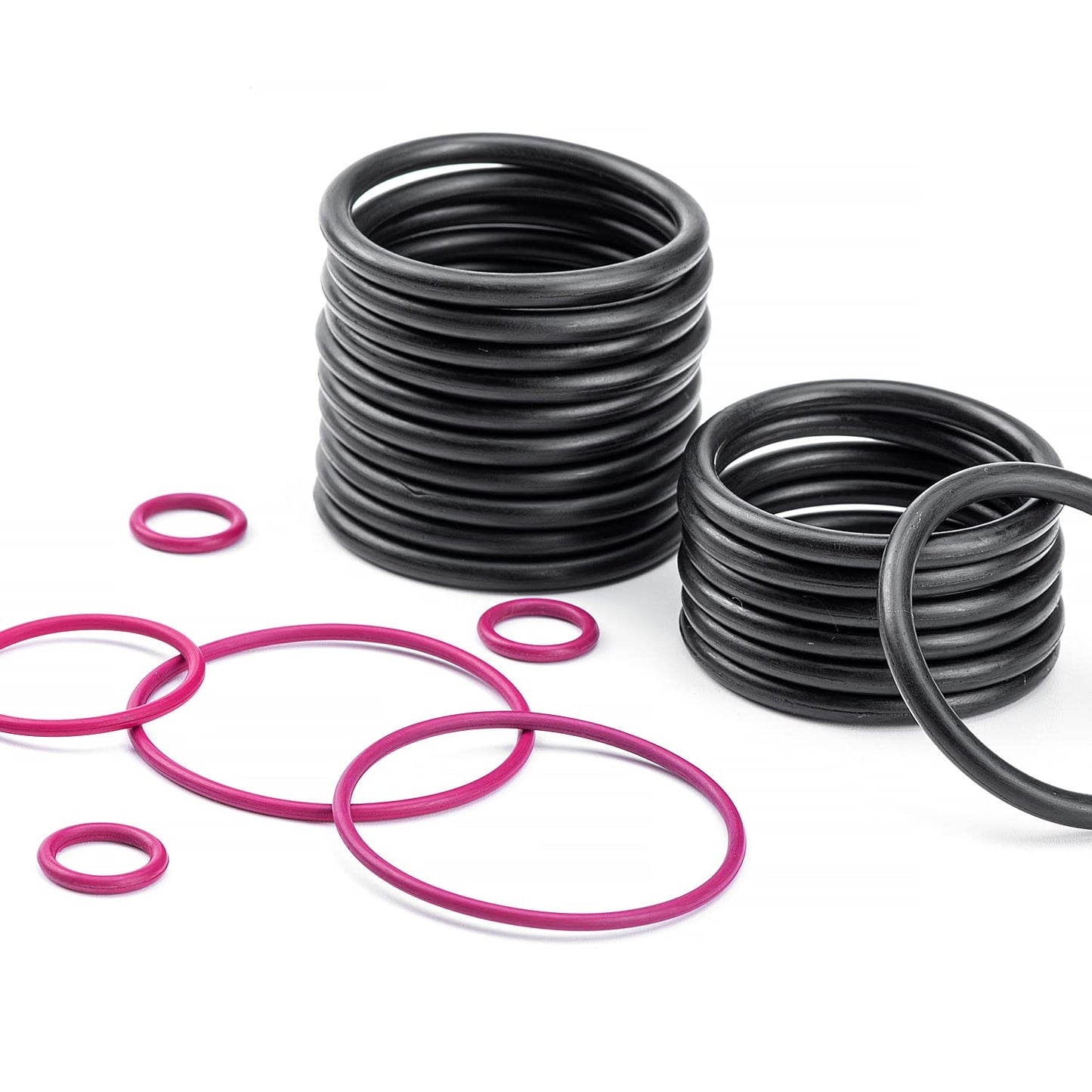 BUSY-CORNER 4C-4782 Seal O-Ring Kit, Nitrile 90, Hydraulic Hose Fitting Orings, Fits CAT Caterpillar Excavator 2701528 4C4782 Replacement