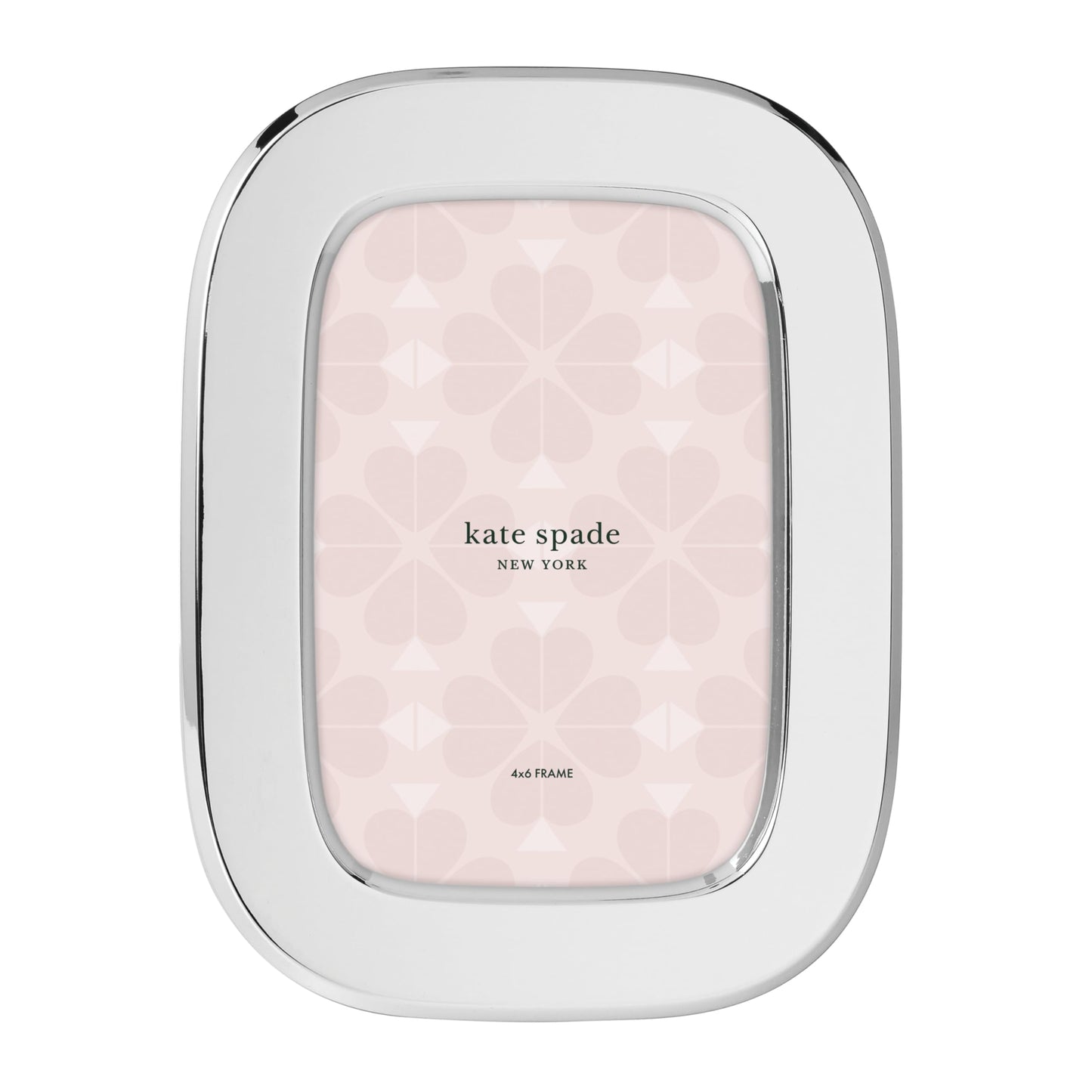 Kate Spade New York Silver South Street 4" X 6" Oval Frame, 0.80 LB