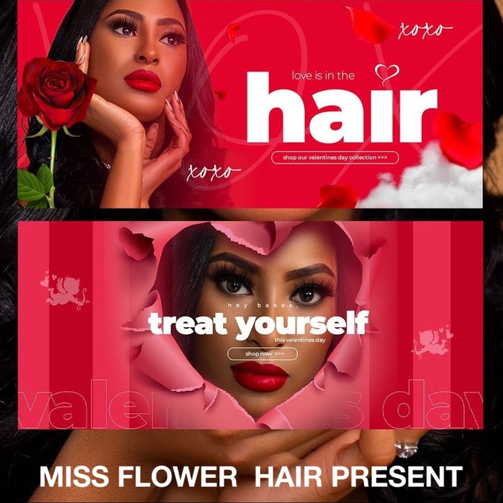 Miss Flower 250 Density Ultra-thin Invisible HD Lace Front Wigs Human Hair 26Inch 15A Grade Real Full Large Lace Space 13x4 Straight Lace Frontal Wigs Human Hair Pre Plucked For Black Women