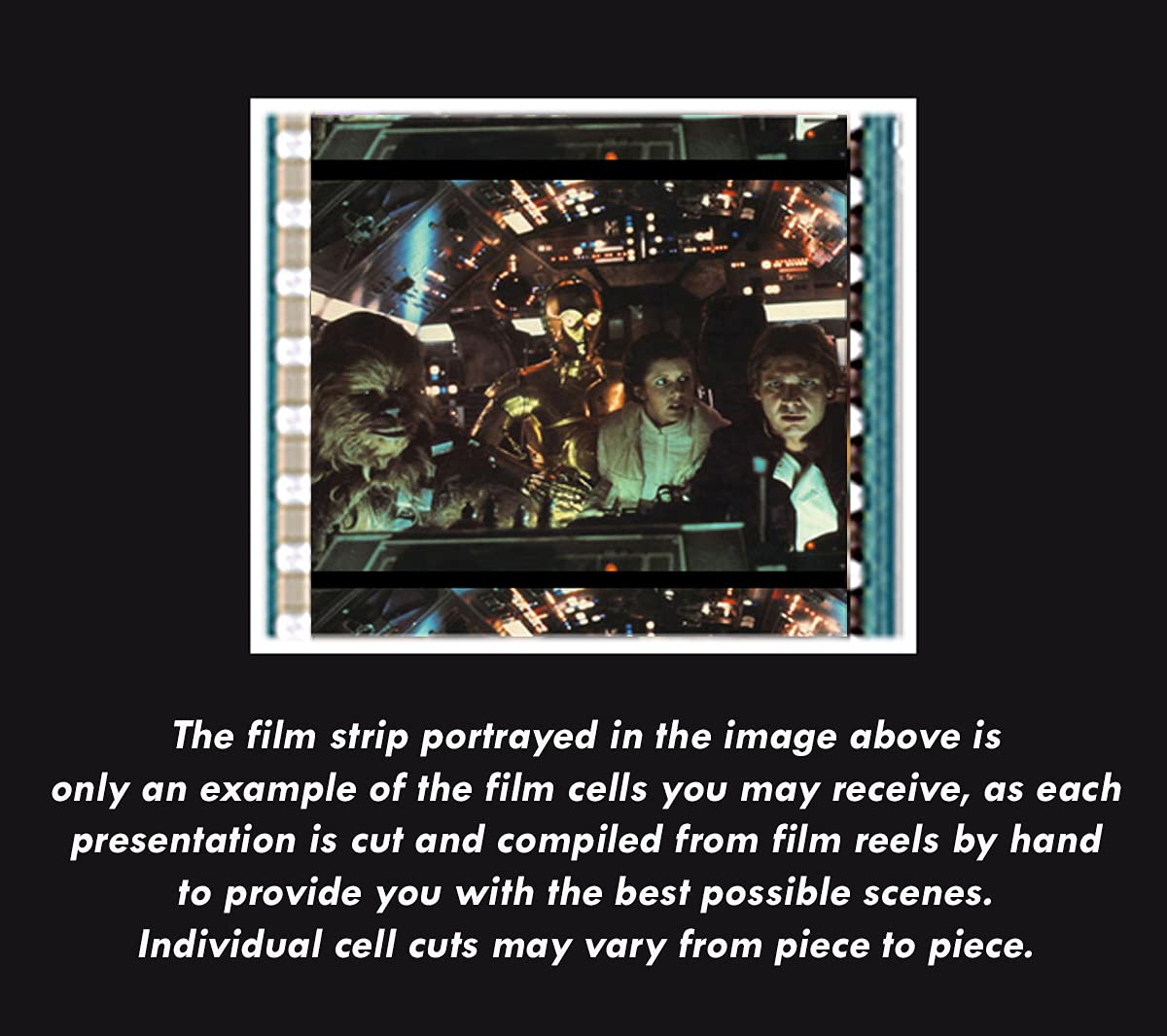 FilmCells Star Wars Episode V - The Empire Strikes Back - Officially Licensed Collectible 7” x 5” MiniCell Desktop Presentation USFC2405