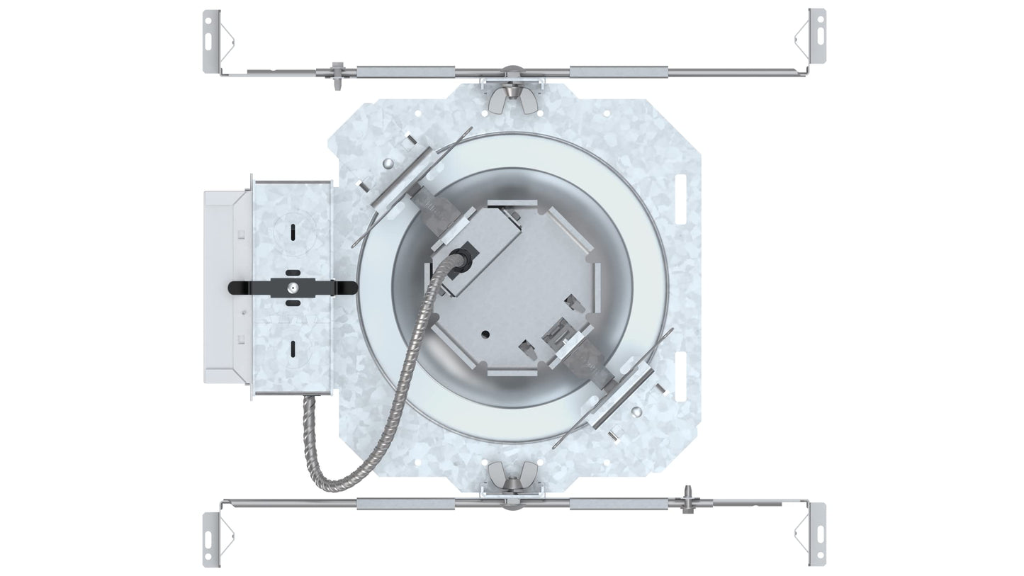 Lithonia Lighting LDN 6in. New Construction Downlight, Non-IC LED Housing, 2000LM, 3500K, 10% 0-10V Dimming