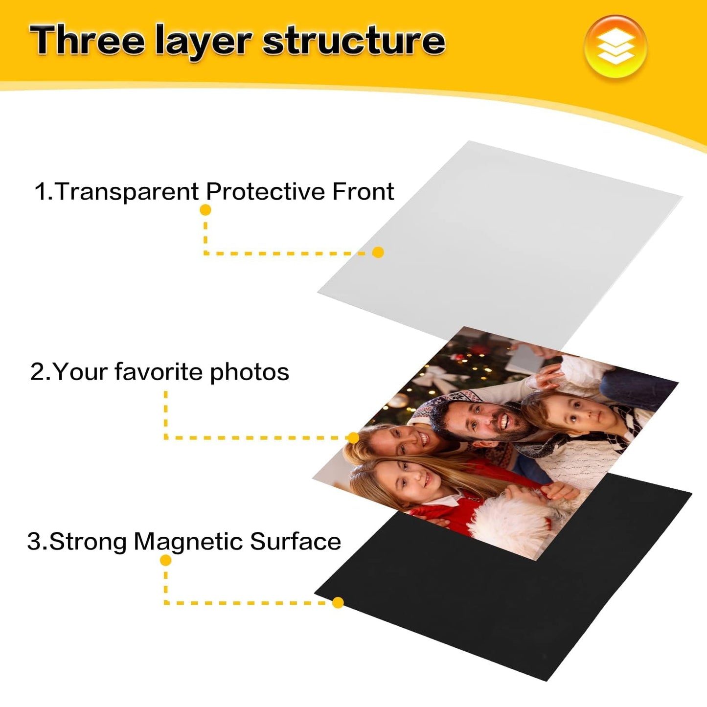 YixangDD 120 Pack Magnetic Picture Frame, 4 x 6 Inches Fridge Magnetic Photo Frames, Magnetic Photo Frames for Refrigerator, Home, School, Office (Black)