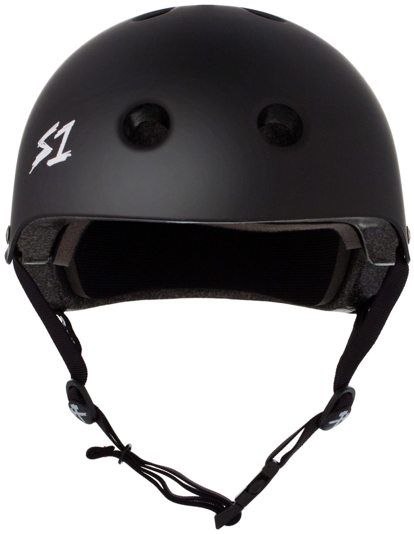 S1 Lifer Helmet for Skateboarding, BMX, and Roller Skating - EPS Fusion Foam, CPSC & ASTM Certified - Black Matte Large (22")