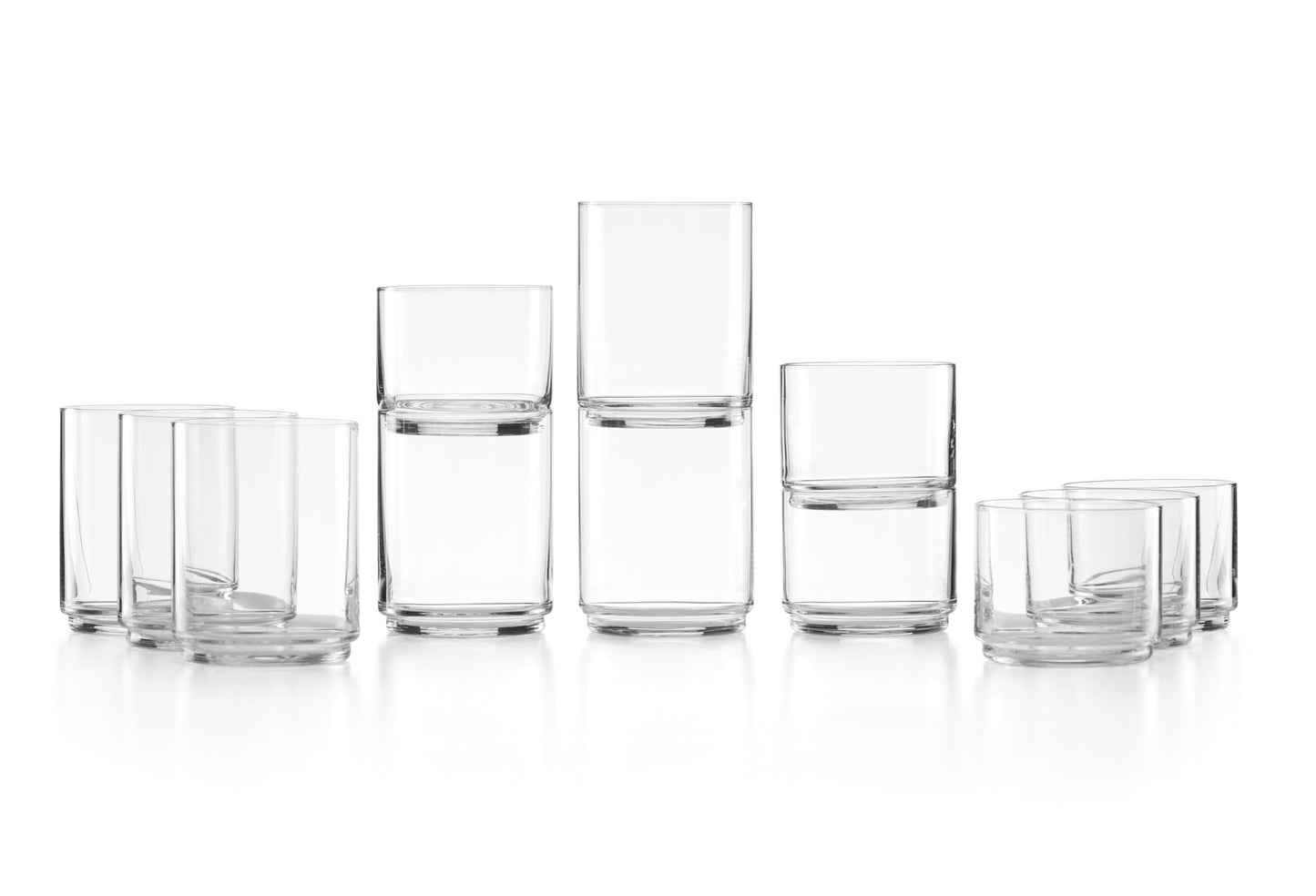 Lenox Tuscany Classics 12Pc Tall & Short Glasses, 5.51, Clear