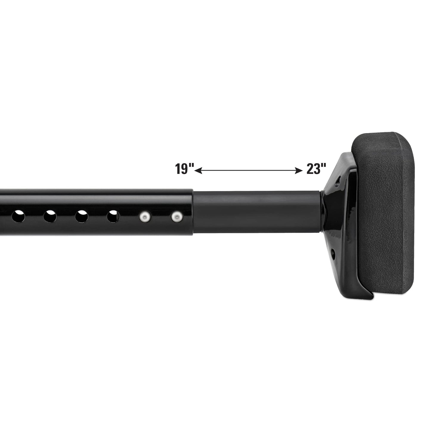 ROBERTS Economy Adjustable Knee Kicker,Black