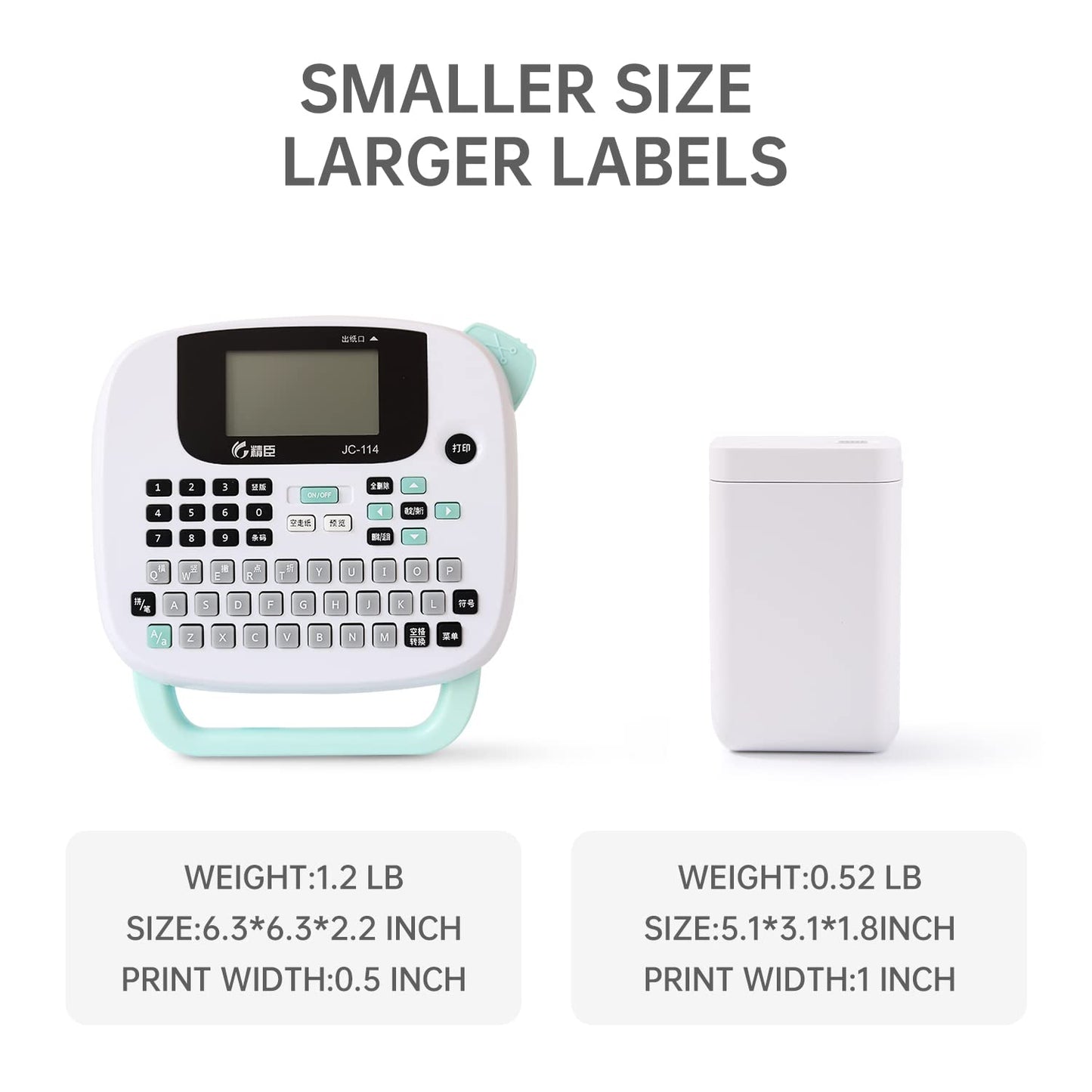 NIIMBOT Label Maker Machine D101 Label Printer Portable Wireless Connection Multiple Templates Available for Phone Easy to Use Office Home Organization USB Rechargeable