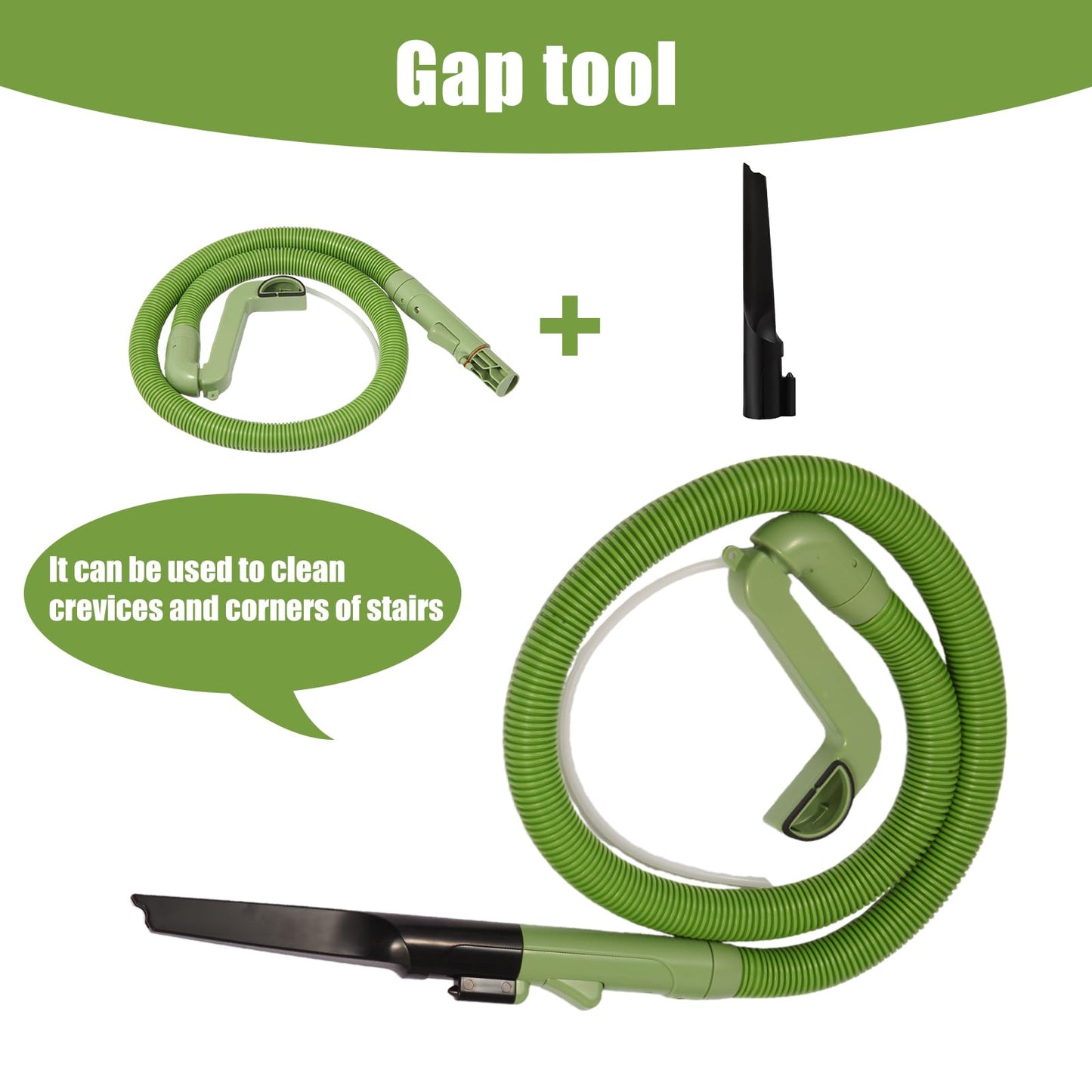 Upgraded Little Green Machine Hose and Handle Replacement Parts for Bissell 1400B 1425 1400M 3353 3369 3in Cleaning Brush, Cleaning Tool, Gap Brush, Cleaning Hose Component Part Number 2037152
