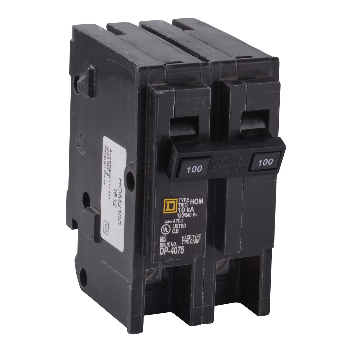 Square D by Schneider Electric HOM2100CP Homeline 100-Amp Two-Pole Circuit Breaker