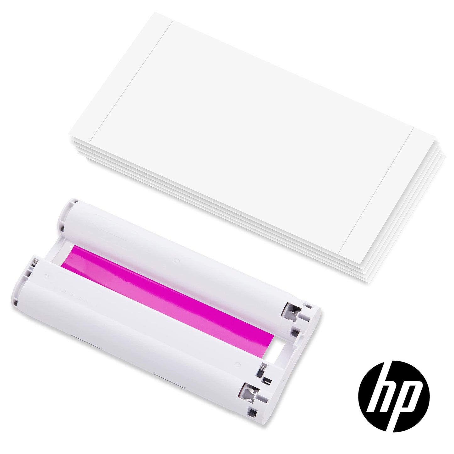 HP Sprocket Studio Plus 4 x 6” Photo Paper and Cartridges (Includes 108 Sheets and 2 Cartridges) – Compatible only with HP Sprocket Studio Plus printer