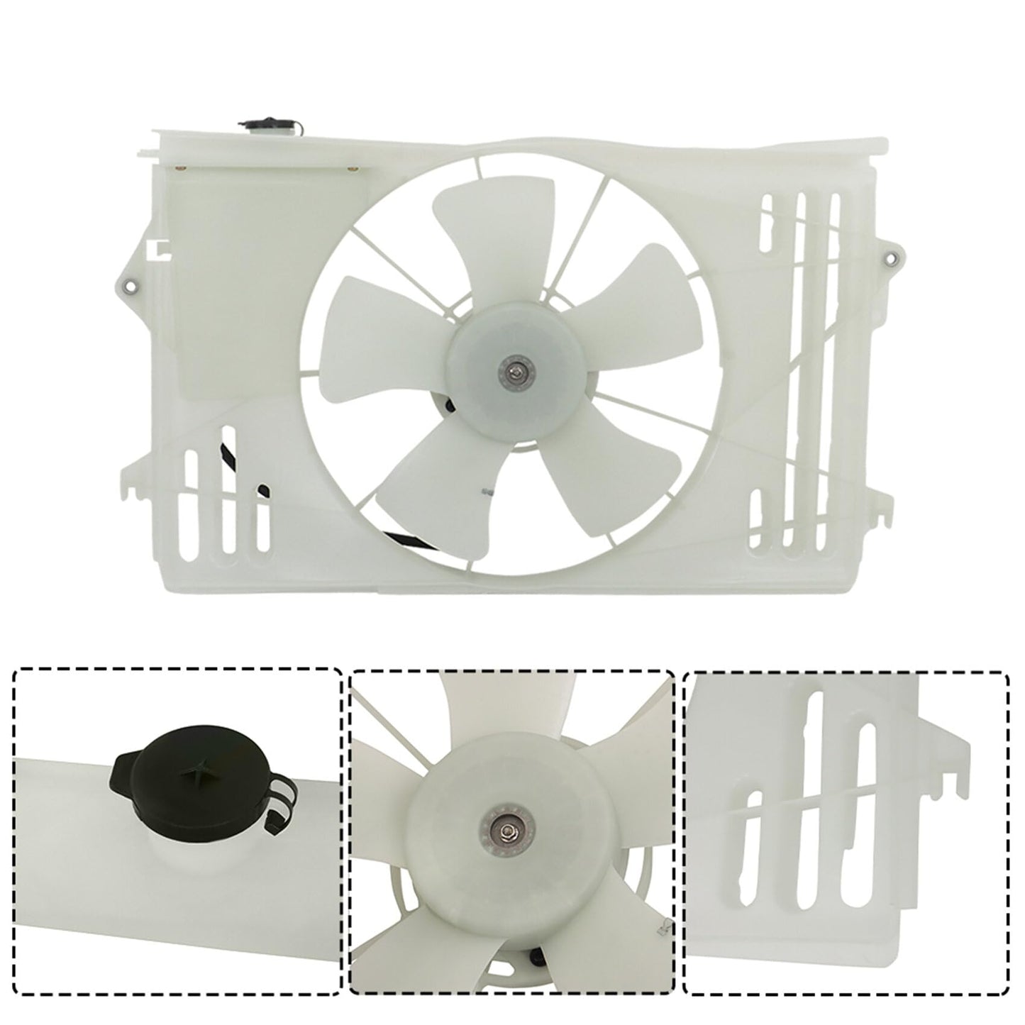 labwork Radiator Cooling Fan Replacement for 2003-2008 Toyota Corolla Matrix 2003-2004 Pontiac Vibe 1.8L 620-546