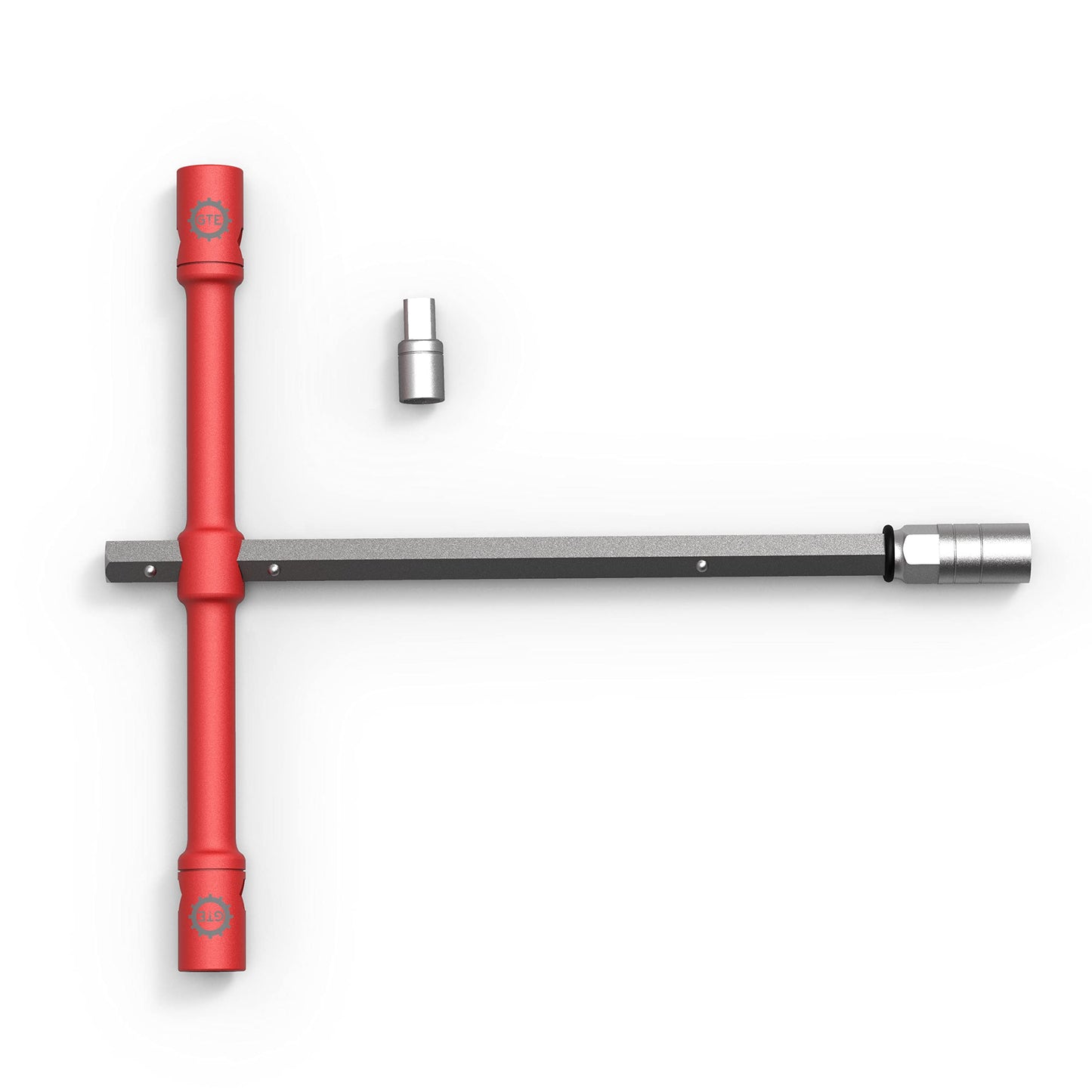 GTE Tools - LugStrong 26" Universal Compact Lug Wrench Set, Super-Strong Tire Iron & Lug Nut Remover - 2X More Torque! Never Get Stuck on The Road Again!
