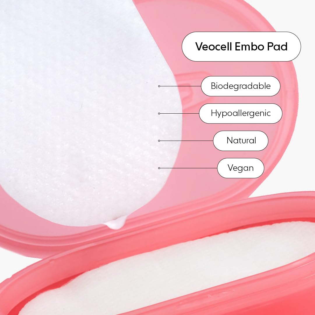 LOOPS Peptide Serum - Firm, Fortify, and Fight Fine Lines - Anti-Wrinkle and Moisturizing Skincare - Pre-soaked Veocell Embo Pad - With Peptide Complex to Rejuvenate and Prejuvenate - Face Serum Pads