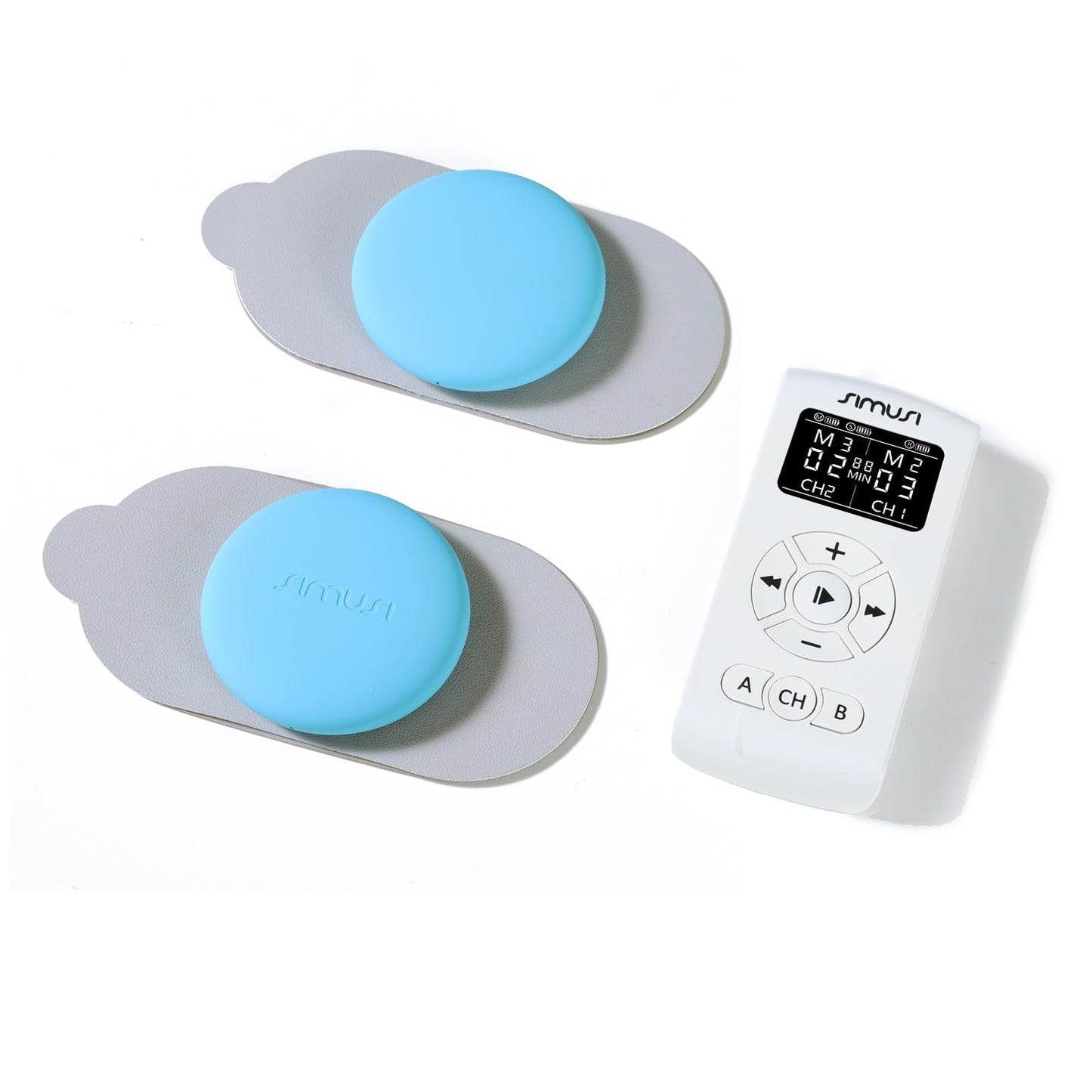 SIMUSI Wireless Tens Unit Muscle Stimulator with APP and Remote Control - 18 Modes Electronic Pulse Stimulator Massager for Neck, Shoulder, Leg, Sciatica and Back Pain Relief