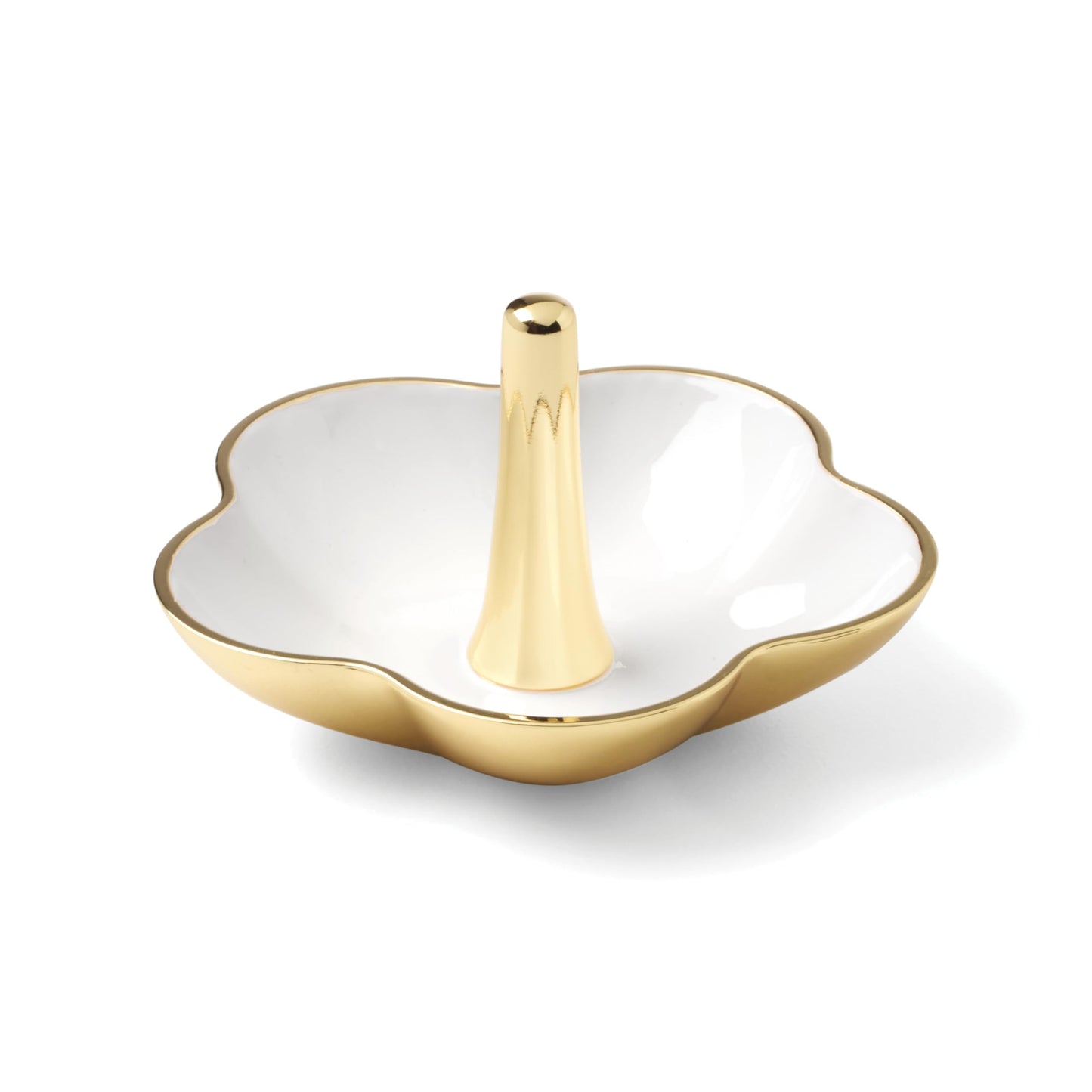 kate spade new york Make It Pop Metal Ring Dish, White