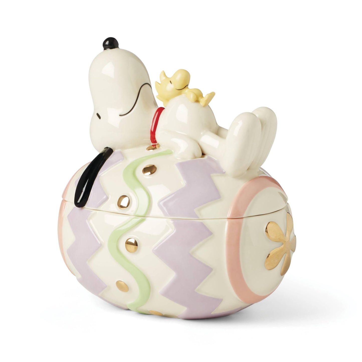 Lenox 895685 Peanuts Easter Snoopy Covered Candy Dish, Spring Serveware