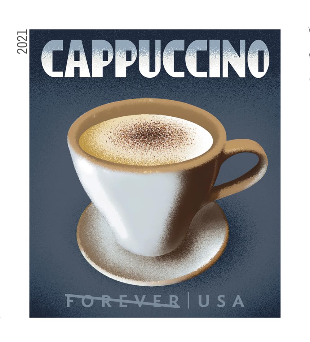 Espresso Drinks US Postage Stamps - Booklet of 20