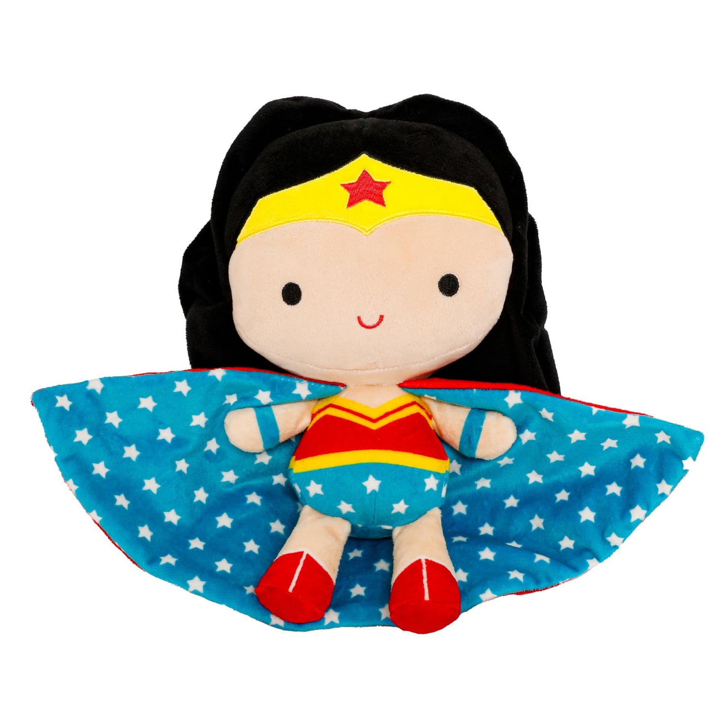 KIDS PREFERRED DC Comics Wonder Woman Soft Huggable Weighted Stuffed Animal Cute Plush Toy for Toddler Boys and Girls, Gift for Kids, 11.5 inches