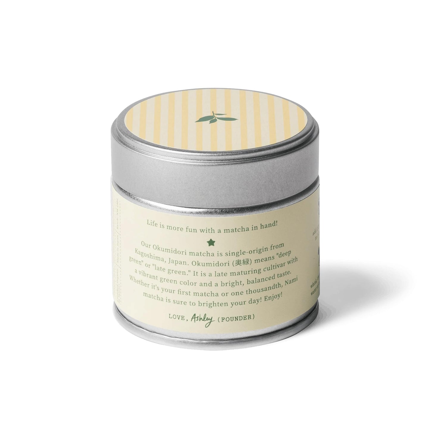 Nami Matcha | Okumidori First Harvest – 30g | USDA Organic, Smooth & Vibrant Green Tea Powder | Antioxidant-Rich, L-Theanine for Calm Energy