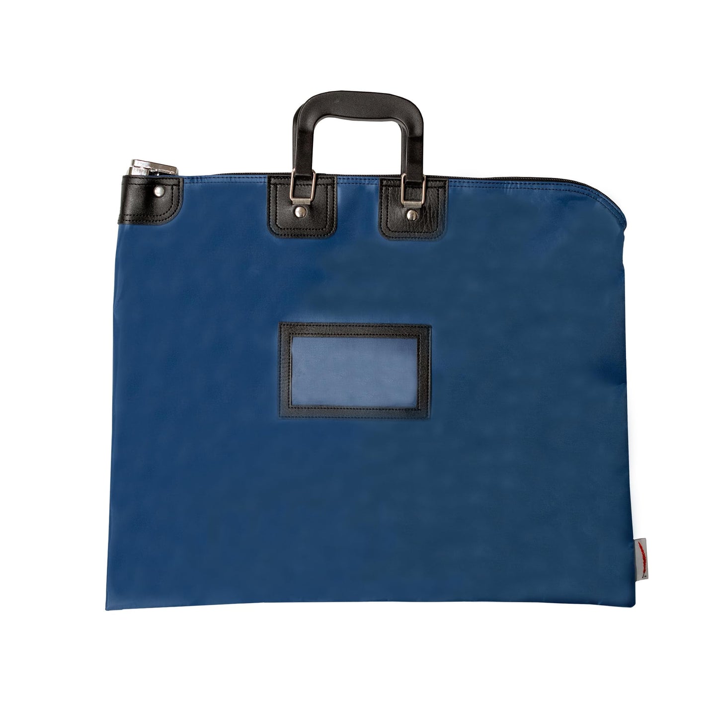 Cardinal bag supplies Locking Document Security Bag with Handles, HIPAA Compliant Medical Record Storage, Secure File Transport Pouch for Legal, Business, Financial, 15" x 19" (Navy Blue)