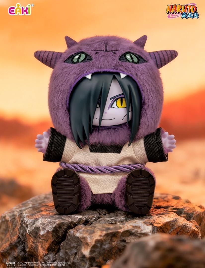 ABYSTYLE Naruto Shippuden Blind Box Collectible Plush – Official Anime Mystery Plush Toy – Soft & Cuddly Mini Plush for Fans and Collectors