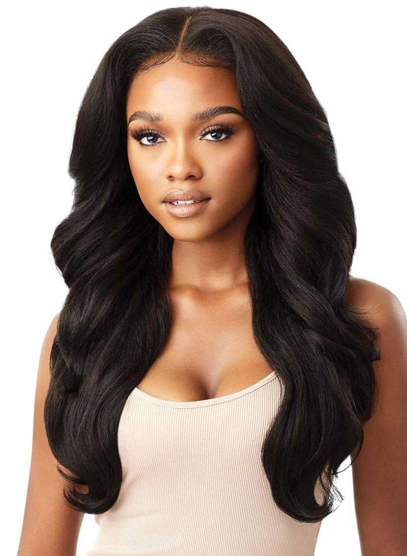 Outre Perfect Hair Line Synthetic 13x6 Faux Scalp Lace Front Wig - JULIANNE 24 (DR4/HNBRN)