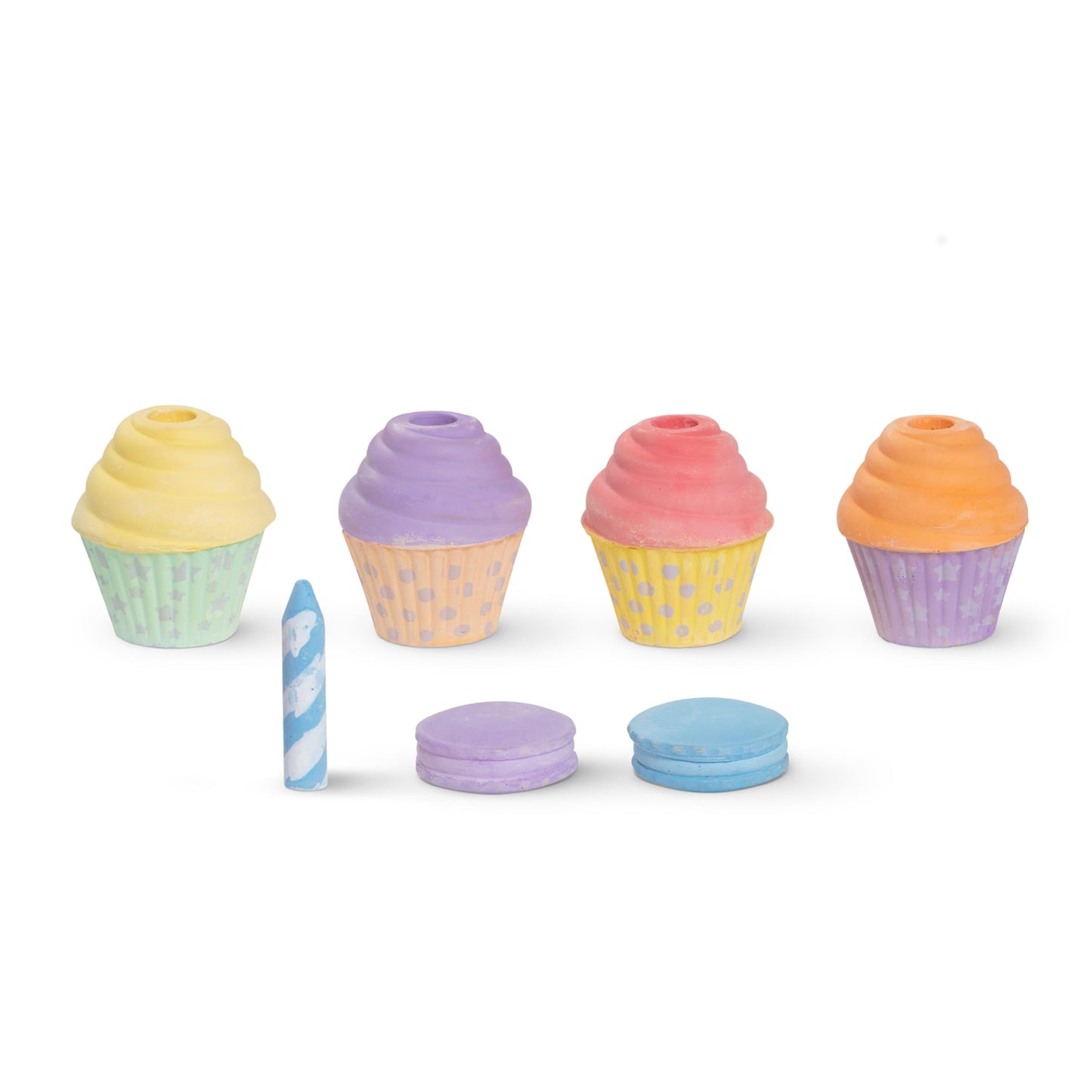 Melissa & Doug Ice Cream & Cake Chalk SetArts and Crafts for Kids, Sidewalk Chalk for Kids Ages 3+
