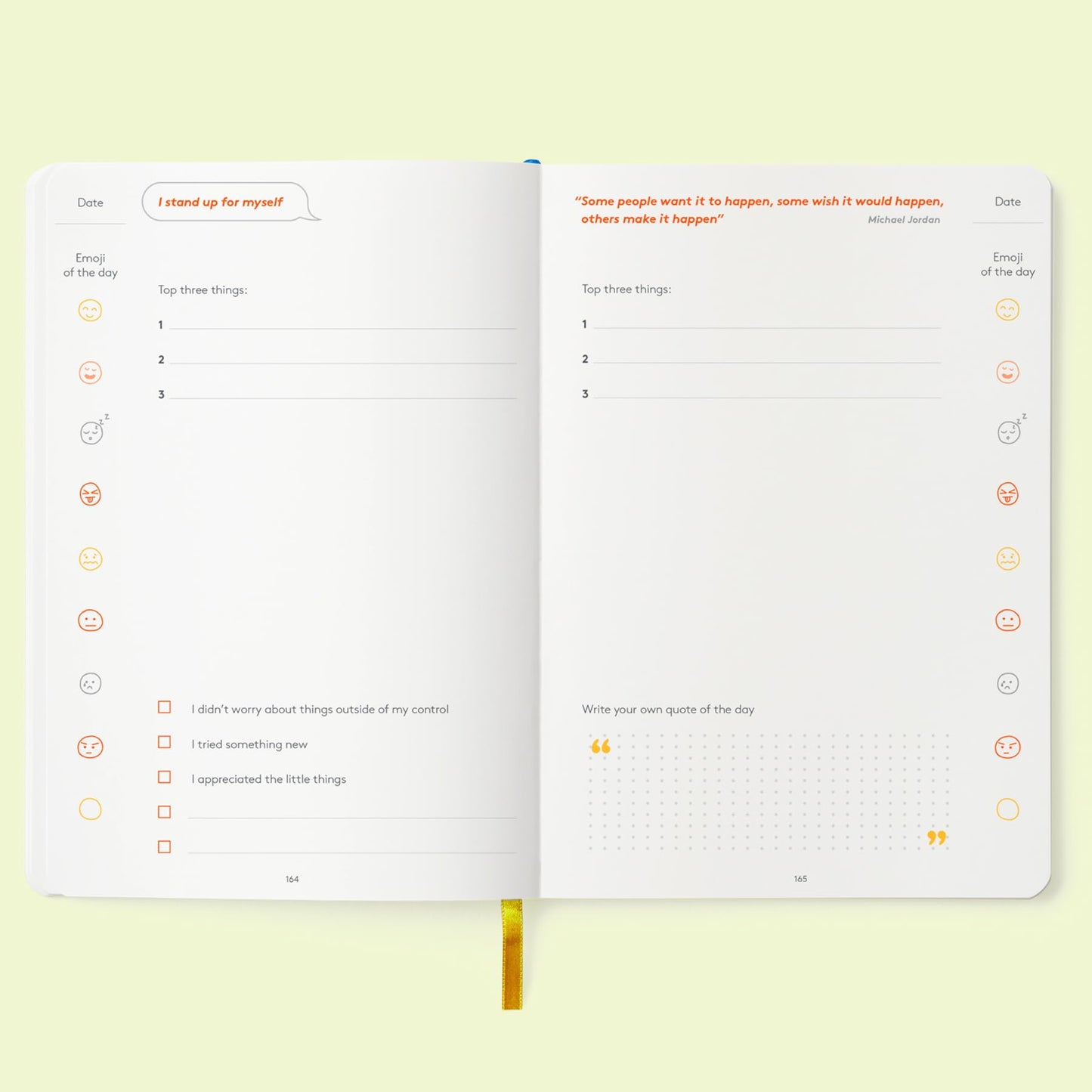 HappyMe Teen Journal - Guided Wellness Journal for Teens: Promote Happiness, Foster Mindfulness - Teen Girl or Boy Gift Diary Notebook for Positive Habits, Self-Discovery (Yellow)