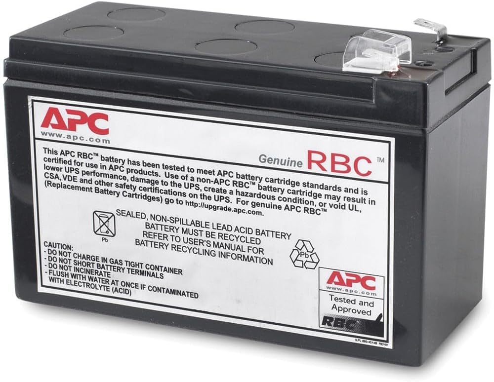 UPS Replacement Battery, APCRBC110, for UPS Models BE550G, BE550MC