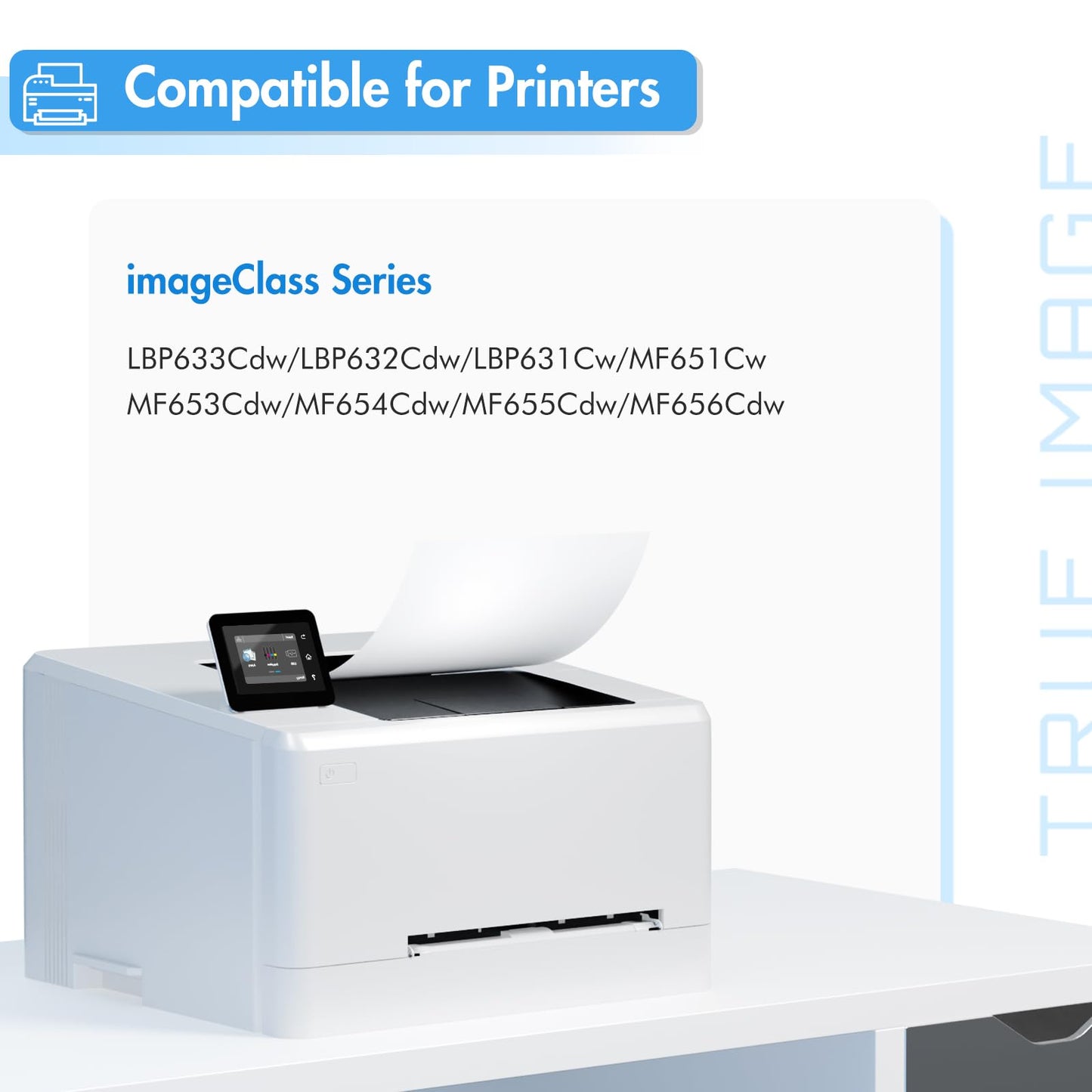 067 Toner Cartridge Set 067H MF656Cdw MF654Cdw MF650C Compatible for Canon 067 Color ImageCLASS LBP632Cdw LBP633Cdw MF653Cdw MF652Cdw MF651Cw LBP630C LBP631Cw MF655Cdw Printer High Yield Ink 4 Pack