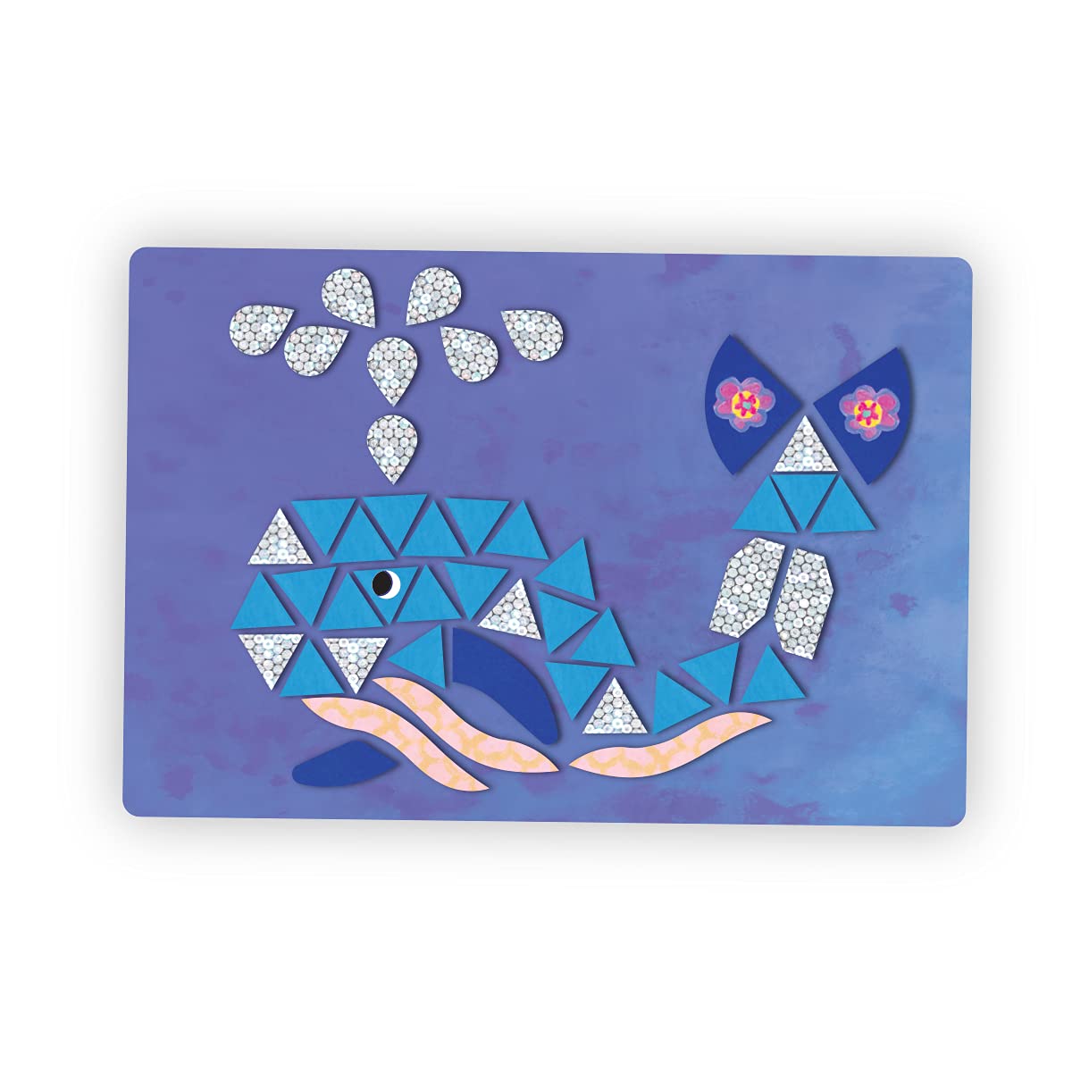 Peaceable Kingdom Mermaid Island Sparkle Mosaics, Magnet Design Mosaic