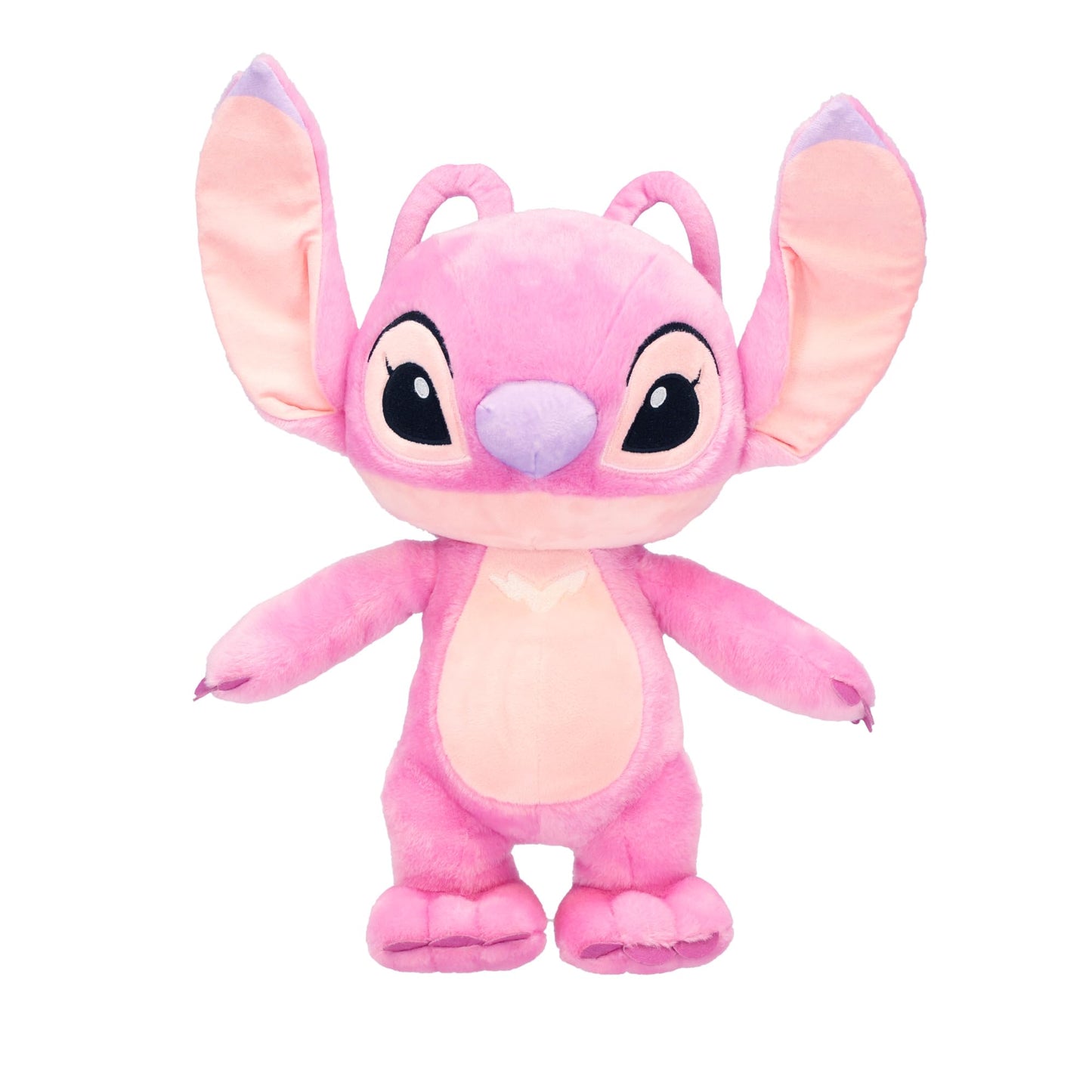 Disney Kids Preferred Baby Lilo & Stitch Angel Soft Huggable Stuffed Animal Cute Plush Toy for Toddler Boys and Girls, Gift for Kids, Pink Angle 16 Inches