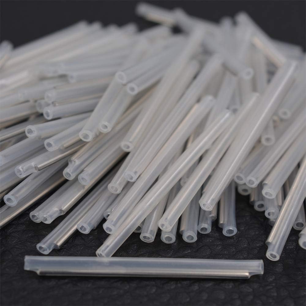 Premium 1200pcs Fiber Optic Splice Sleeves (2.6mm x 60mm) - Heat Shrink Tubing - 304 Stainless Steel - Enhanced Fusion Splicing Protection - PE Clear Coating, Hot Melt Adhesive - Reliable and Durable