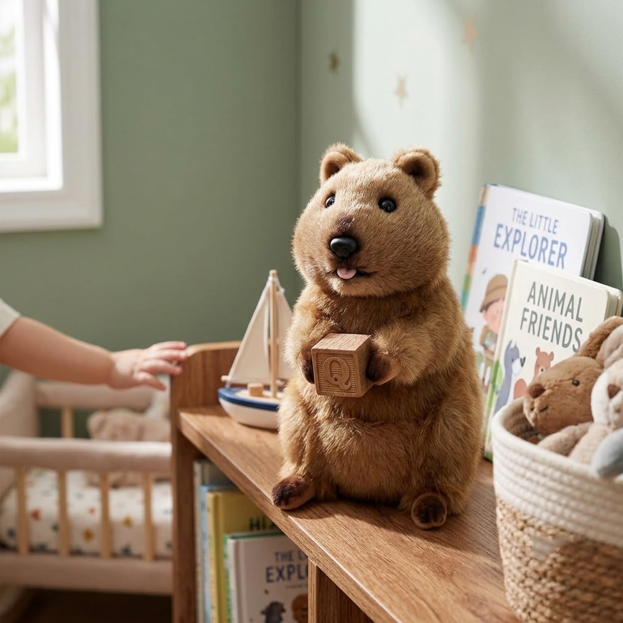 keaiart-ly Cute Quokka Stuffed Animal Plush Toy, Australia Animal Plushie, Cuddly Quokka Doll-10 inchesF