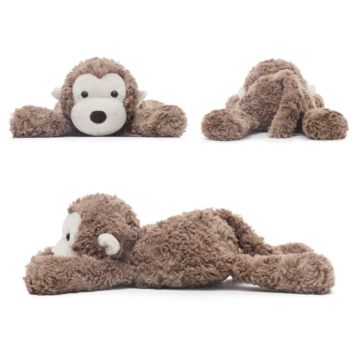 24" 3.2 Pounds Monkey Cute Weighted Stuffed Animals,Sensory Comfort Plush Throw Pillow Toy,Monkey Plush Toys for Stress Relief, Kawaii Plushies Hugging Toy Stuffed Monkey Gifts for Kids & Adults.