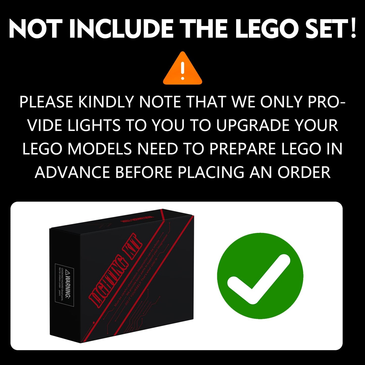 BRICKSHINING - LED lighting compatible with Lego Vincent Van Gogh - The Starry Night 21333, light kit compatible with Lego 21333, which gives light to the model, does not include the model set (RC)