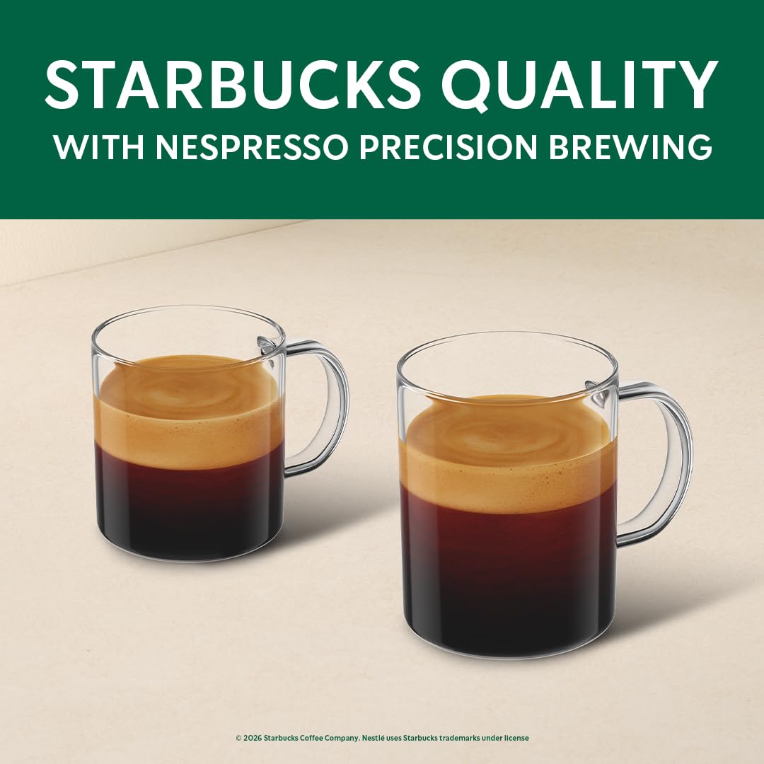 Starbucks by Nespresso Vertuo, Espresso Variety Pack, 40-count Espresso Pods, Brews 1.35 oz.