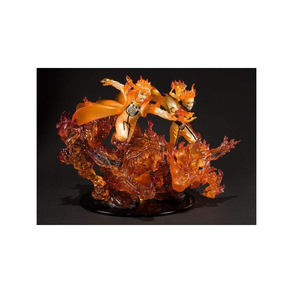 TAMASHII NATIONS Bandai Figuartszero Naruto Uzumaki-Kurama-Kizuna Relation Statue