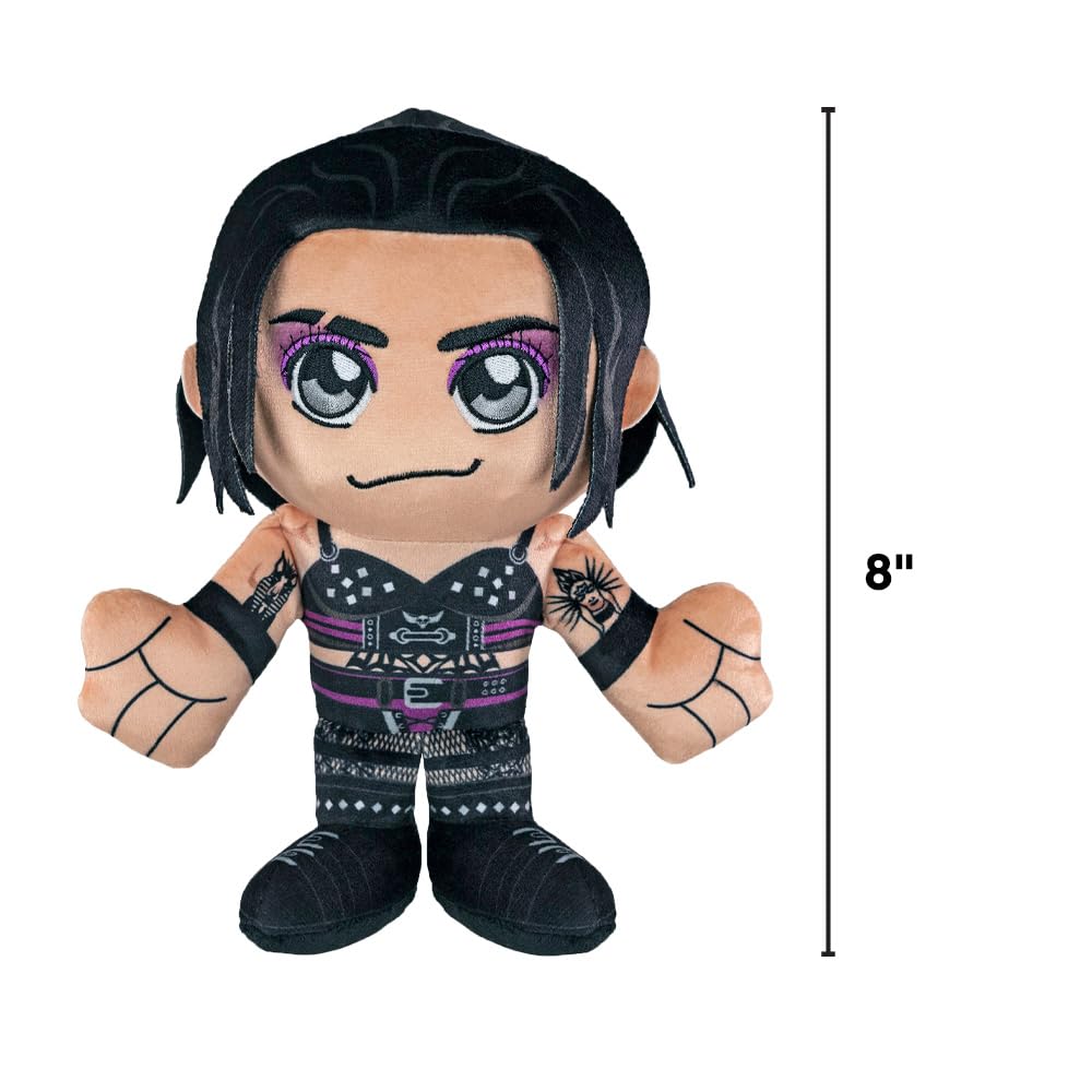 Bleacher Creatures WWE Diva Rhea Ripley 8" Kuricha Plush - Soft Chibi Inspired Toy
