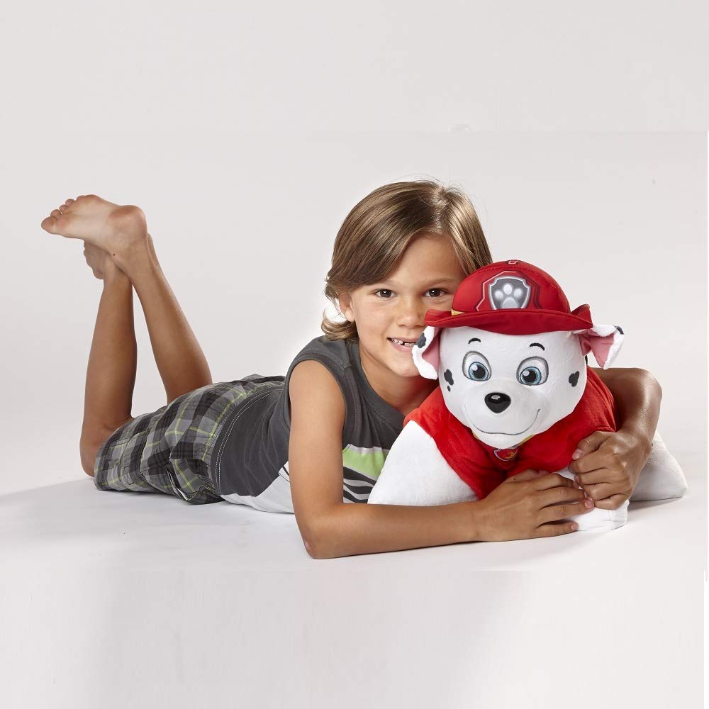 Pillow Pets 01202409M Nickelodeon Paw Patrol, Marshall Dalmatian, 16" Stuffed Animal Plush Toy