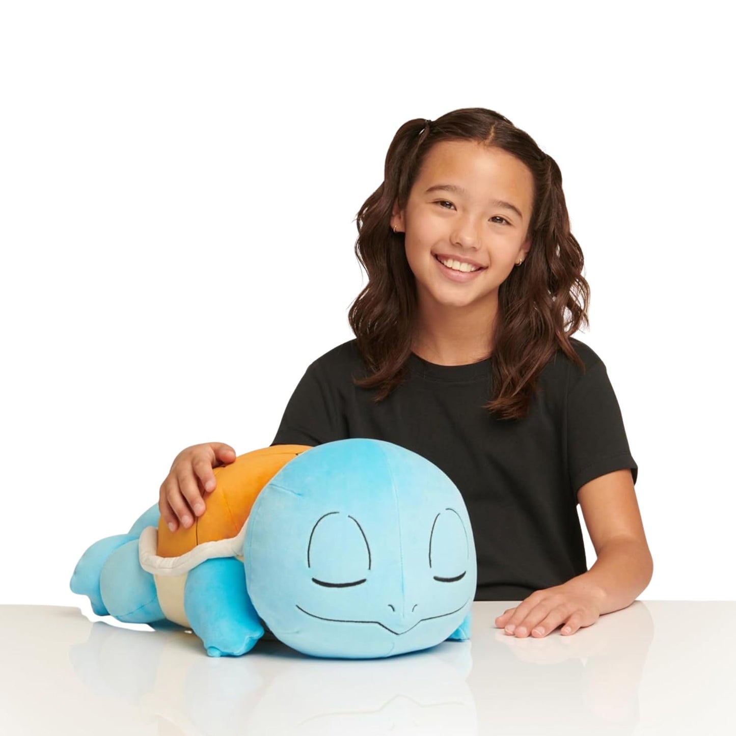 Pokémon Squirtle Sleeping Plush - 18-Inch Premium Plush in Sleeping Pose