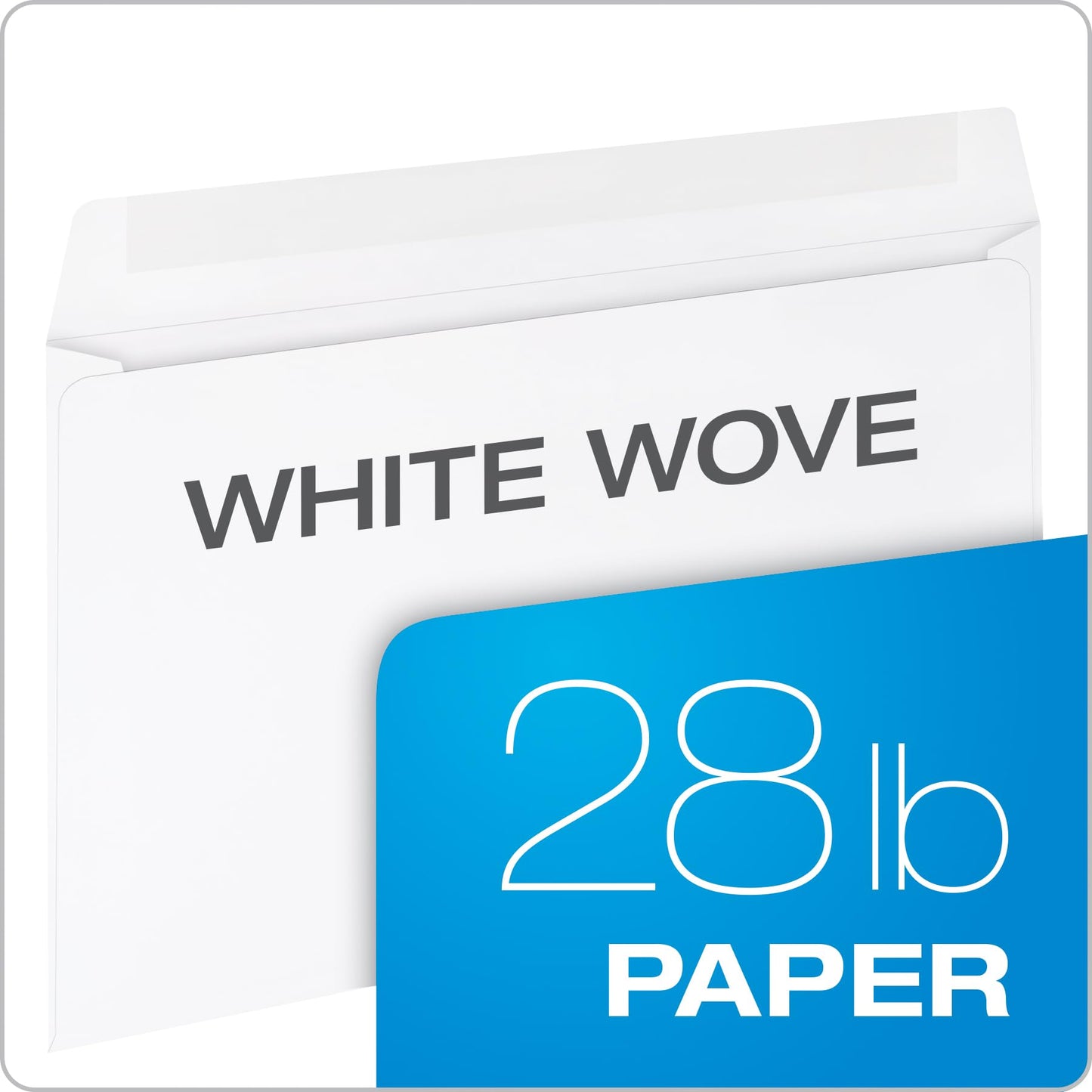 Quality Park Open-Side Booklet Envelope, Gummed, White, 9 x 12, 250 per Box, (37682)