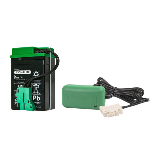 6V Battery + Charger Combo Kit for Peg Perego for John-Deere Express/for John-Deere Utility Tractor/Li Red Tractor Children Ride on Car (6V 4AH Battery + Charger)