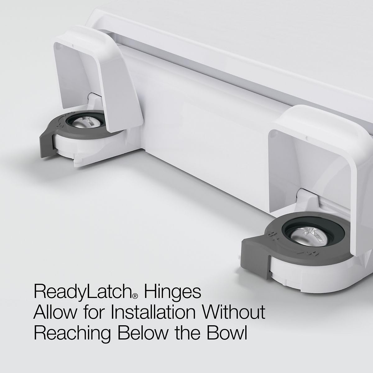 KOHLER RUTLEDGE® NIGHTLIGHT Elongated Toilet Seat, White, Grip-Tight Installation, Quiet Close Seat Prevents Slamming