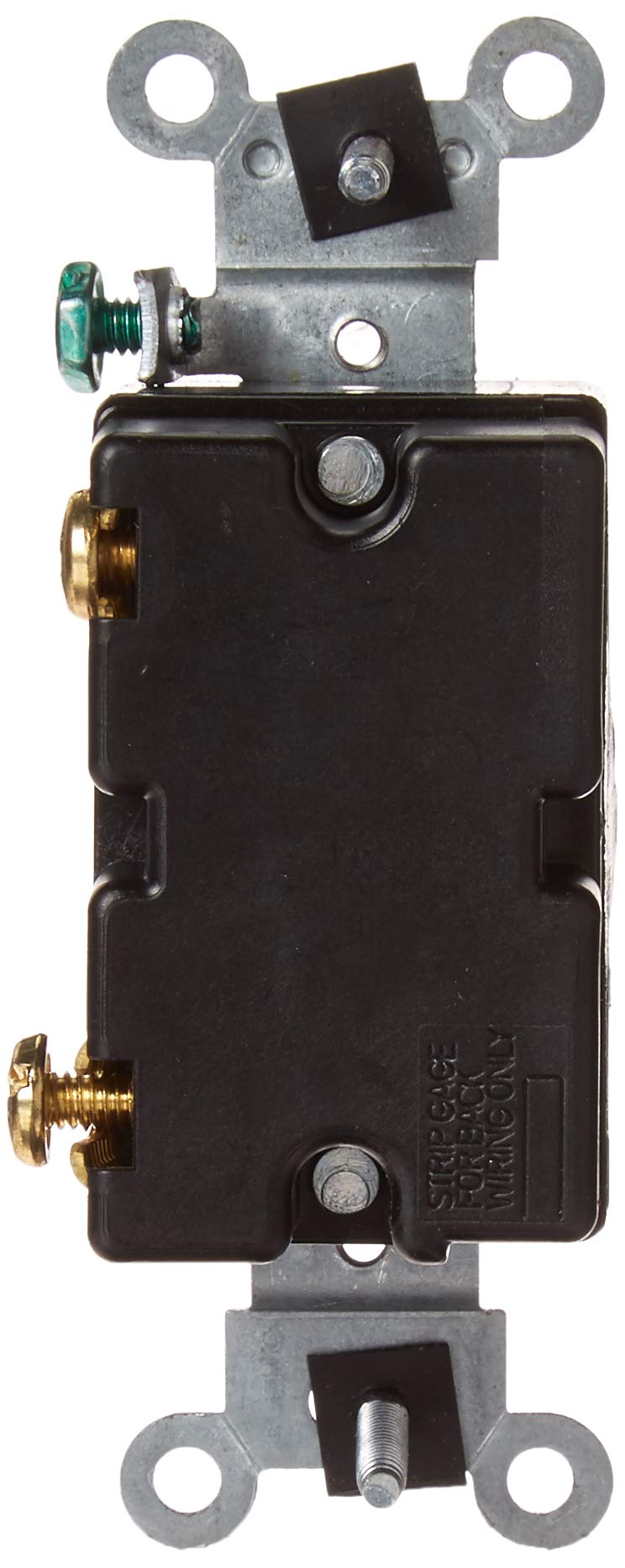 Leviton 1221-2KL 20 Amp, 120/277 Volt, Key Locking, Single-Pole, AC Quiet Switch, Extra Heavy Duty Spec Grade, Self Grounding, Chrome